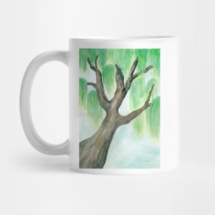 Watercolor Weeping Willow Mug